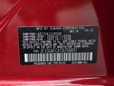New 2026 Subaru Impreza 2.0i Sport AWD/4WD image 31