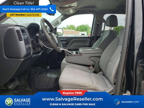 Used 2017 Chevrolet Silverado 1500 W/T w/ Black Out Edition AWD/4WD image 9