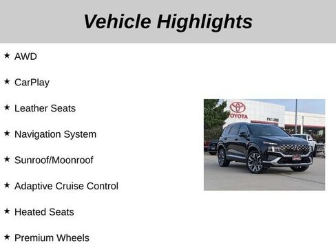 Used 2023 Hyundai Santa Fe Calligraphy w/ Cargo Package AWD/4WD image 5