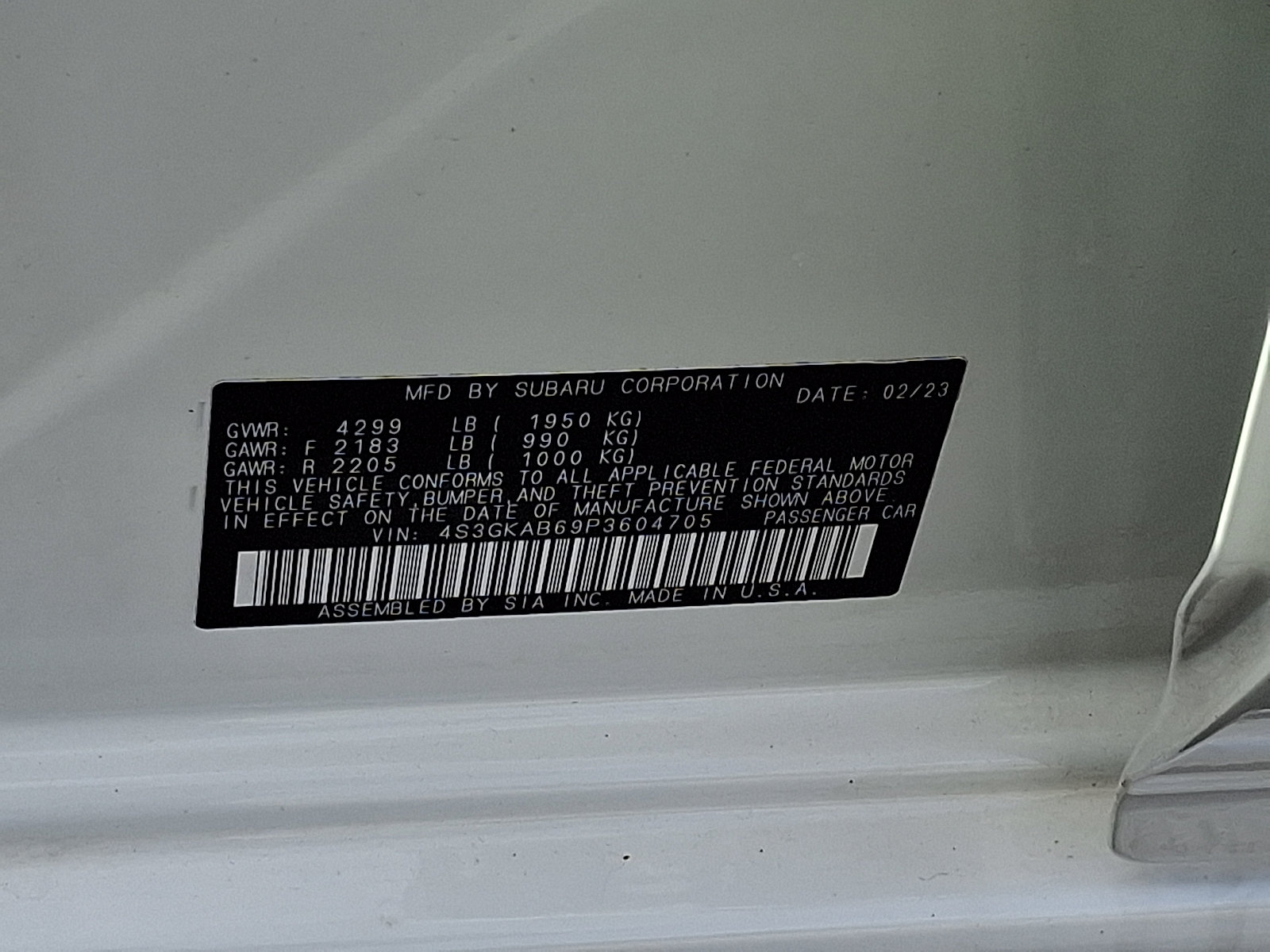 Certified 2023 Subaru Impreza 2.0i AWD/4WD image 28