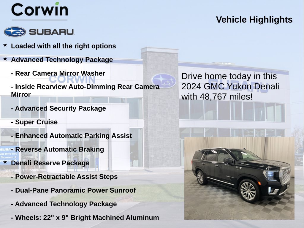 Used 2024 GMC Yukon Denali w/ Denali Reserve Package AWD/4WD image 6