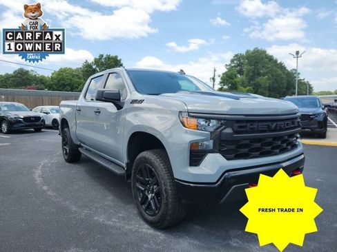 Used 2024 Chevrolet Silverado 1500 Custom Trail Boss w/ LPO, Dark Essentials Package AWD/4WD image 1