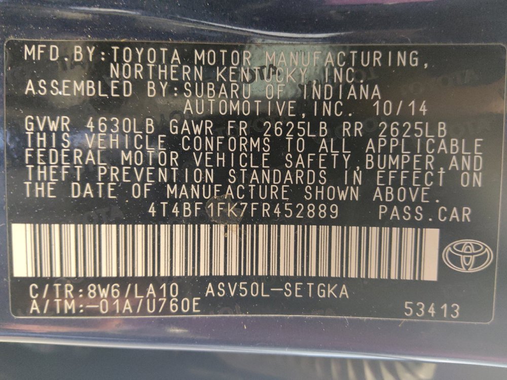 Used 2015 Toyota Camry XLE FWD image 33