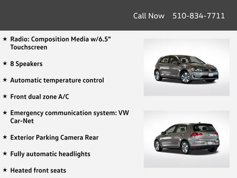 Used 2016 Volkswagen e-Golf SE image 4