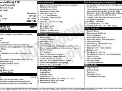 Used 2022 Hyundai Ioniq 5 SE w/ Cargo Package image 15