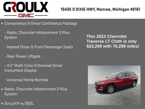 Used 2023 Chevrolet Traverse LT image 15