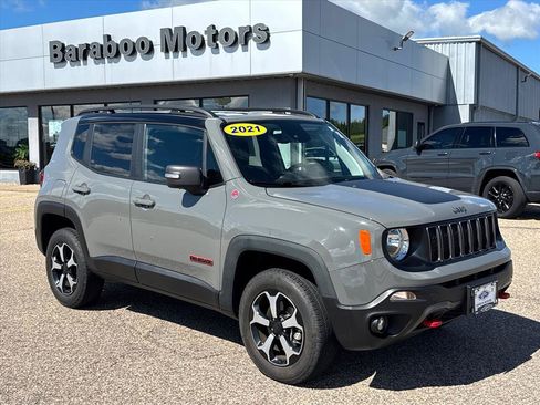 Used 2021 Jeep Renegade Trailhawk w/ Sun & Sound Group AWD/4WD image 1