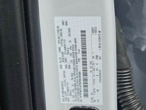 New 2025 Ford F150 Platinum w/ Equipment Group 702A High image 19