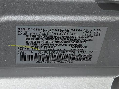 Used 2023 Nissan Sentra SV FWD image 25