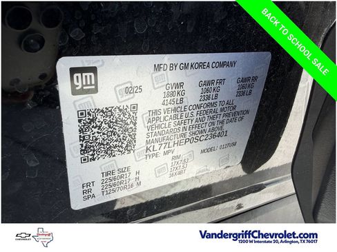 Used 2025 Chevrolet Trax LT w/ LT Convenience Package FWD image 27