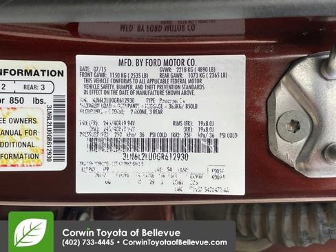 Used 2016 Lincoln MKZ Hybrid w/ Equipment Group 600A Reserve image 24