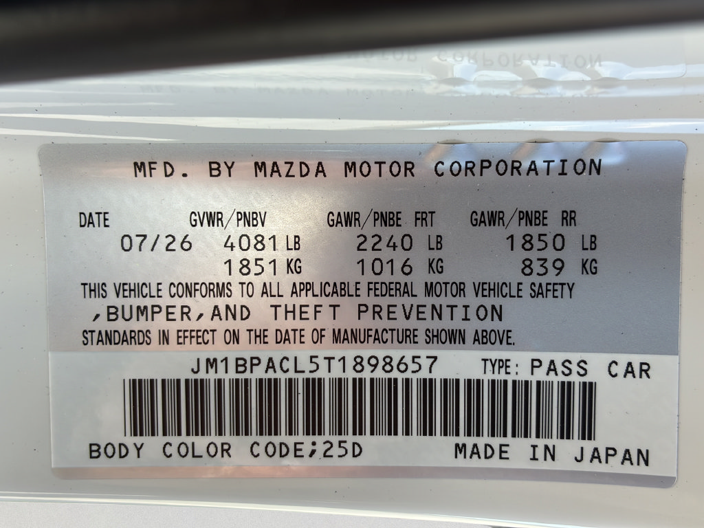 New 2026 MAZDA MAZDA3 2.5 S Sedan w/ Preferred Pkg FWD image 30