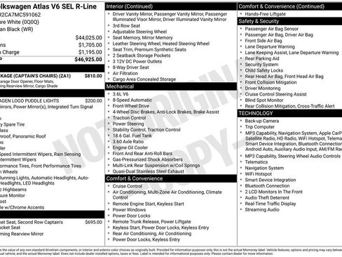 Certified 2021 Volkswagen Atlas SEL R-Line FWD image 14