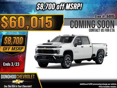 New 2026 Chevrolet Silverado 2500 Custom image 1