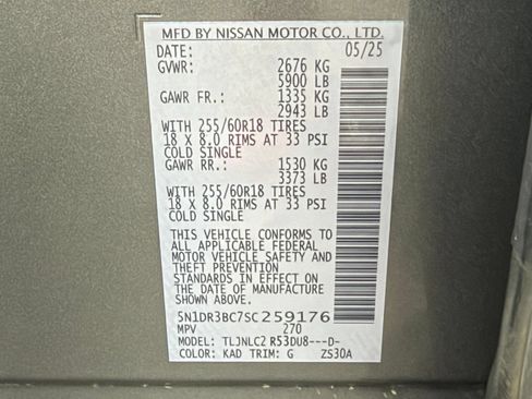 Used 2025 Nissan Pathfinder SV AWD/4WD image 26