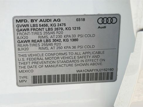 Used 2018 Audi Q5 Prestige w/ Prestige Package image 44
