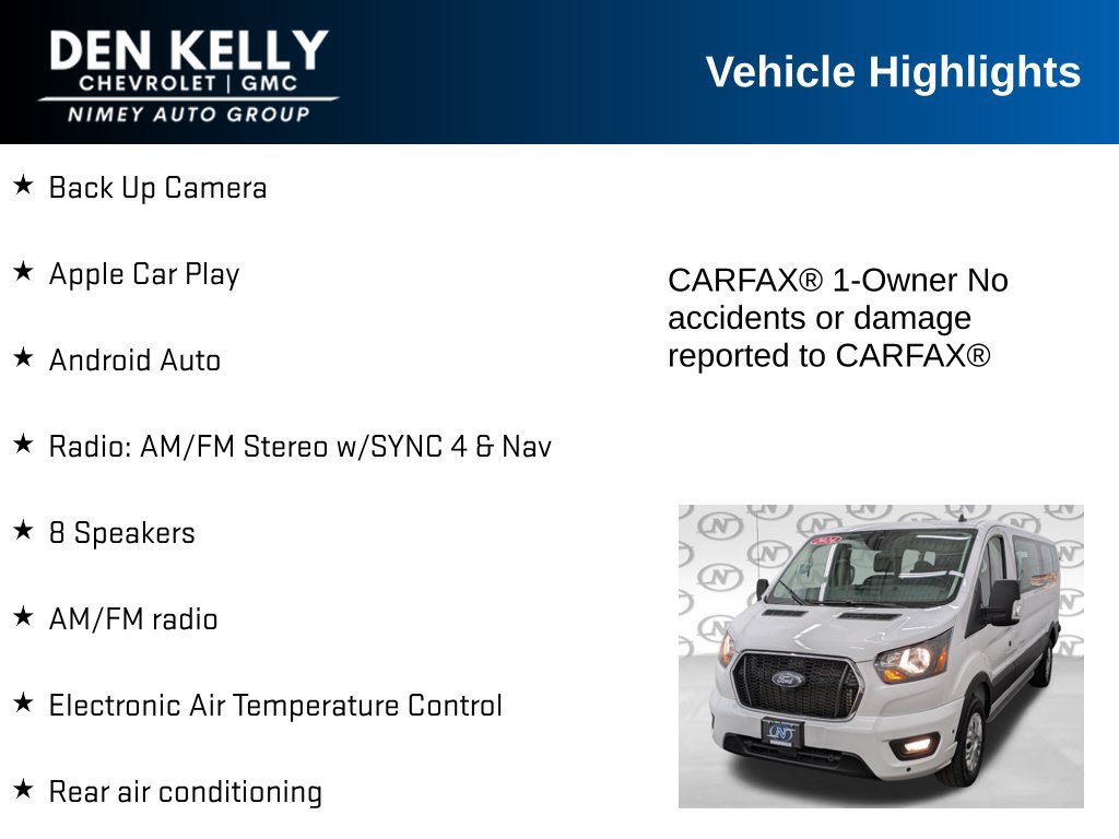 Used 2024 Ford Transit 350 XLT RWD image 5