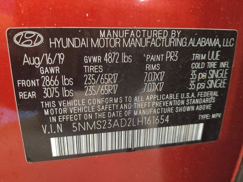 Used 2020 Hyundai Santa Fe SE FWD image 33