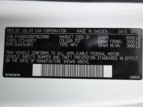 Used 2023 Volvo XC90 T8 Plus w/ Protection Package Premier image 44