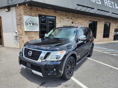 Used 2018 Nissan Armada Platinum w/ Captain Seat Package RWD image 1