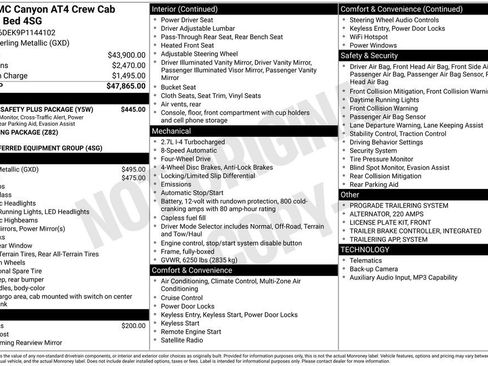 Used 2023 GMC Canyon AT4 w/ Canyon Safety Plus Package AWD/4WD image 13