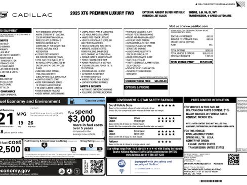Used 2025 Cadillac XT6 Premium Luxury image 2