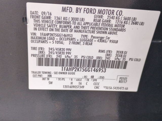 Used 2016 Ford Taurus SHO w/ Equipment Group 401A AWD/4WD image 22