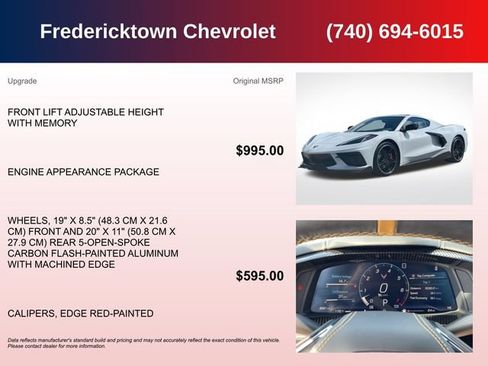 Used 2020 Chevrolet Corvette Stingray Premium Cpe w/ 3LT Preferred Equipment Group RWD image 11
