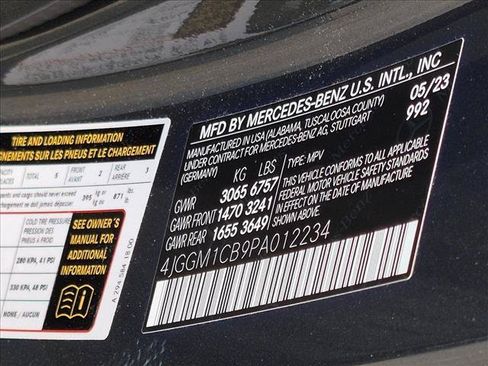 Certified 2023 Mercedes-Benz EQE 350+ 4MATIC SUV image 23