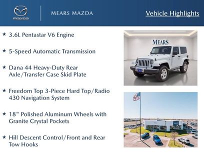 Used 2018 Jeep Wrangler Sahara w/ Connectivity Group