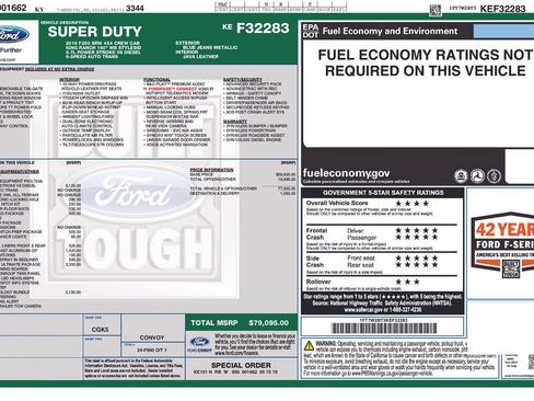 Used 2019 Ford F250 King Ranch w/ King Ranch Ultimate Package AWD/4WD image 3
