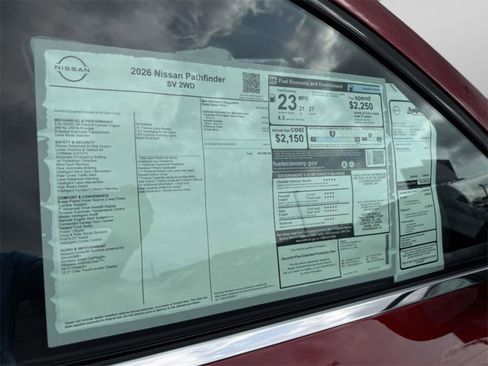 New 2026 Nissan Pathfinder SV image 17