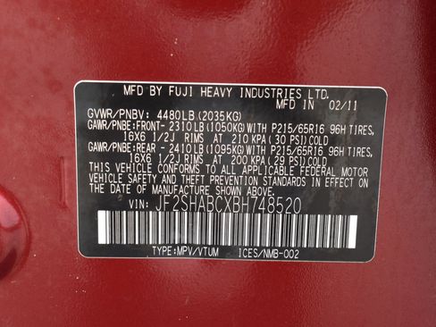 Used 2011 Subaru Forester 2.5X w/ Alloy Wheel Value Pkg AWD/4WD image 30