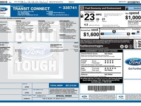Used 2017 Ford Transit Connect XL image 10