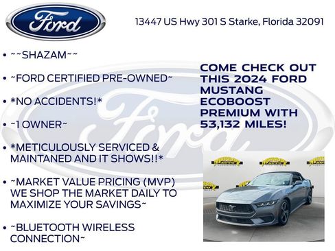 Certified 2024 Ford Mustang Premium RWD image 6