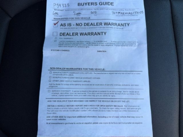 Used 2021 GMC Sierra 1500 4x4 Crew Cab w/ Trailering Package image 36