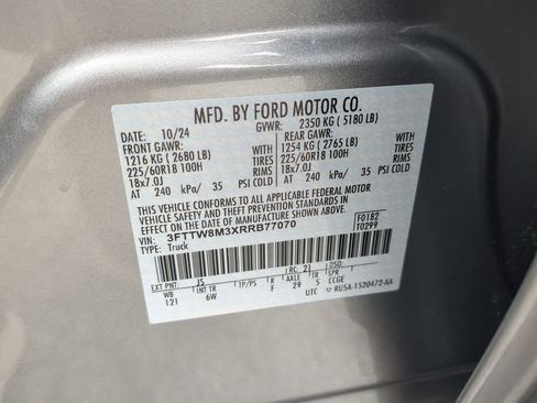 Certified 2024 Ford Maverick Lariat w/ Black Appearance Package image 28