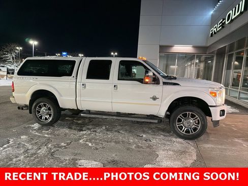 Used 2015 Ford F350 Platinum w/ Snow Plow Prep Package image 3