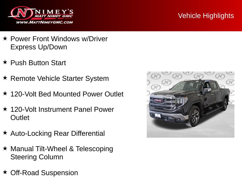 Used 2022 GMC Sierra 1500 SLT w/ X31 Off-Road Package AWD/4WD image 16