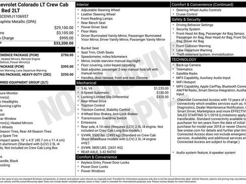 Used 2018 Chevrolet Colorado LT w/ LT Convenience Package RWD image 9