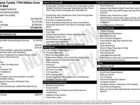 Used 2026 Toyota Tundra 1794 Edition image 7