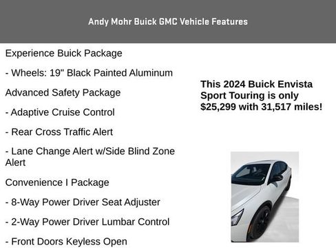 Used 2024 Buick Envista Sport Touring w/ Convenience I Package FWD image 8