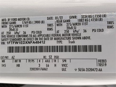 Used 2022 Ford F150 Lariat image 34