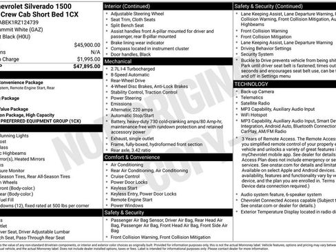 Used 2024 Chevrolet Silverado 1500 Custom RWD image 6