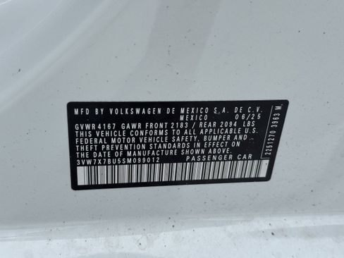 New 2025 Volkswagen Jetta SE image 22