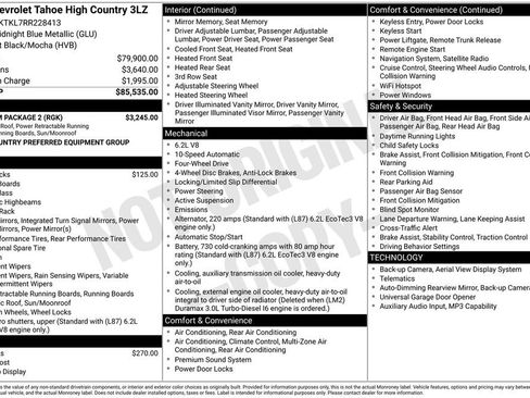 Used 2024 Chevrolet Tahoe High Country w/ Premium Package 2 AWD/4WD image 27