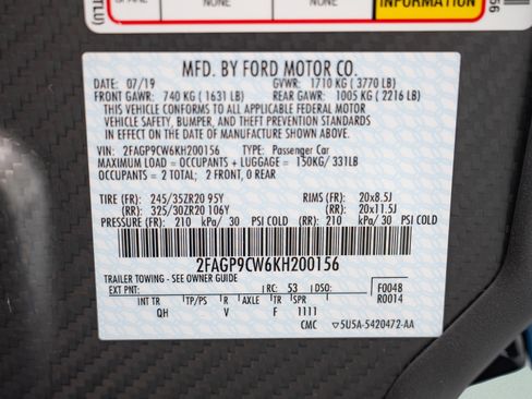 Used 2019 Ford GT RWD image 10