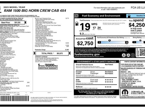 Used 2025 RAM 1500 Big Horn AWD/4WD image 17