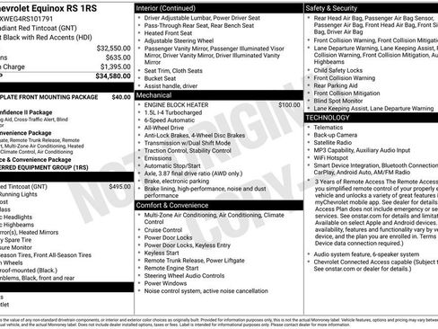 Used 2024 Chevrolet Equinox RS AWD/4WD image 19
