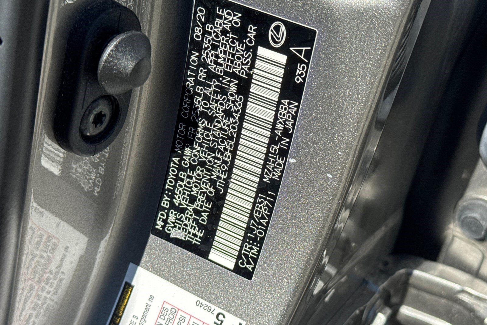 Used 2020 Lexus UX 250h F Sport w/ Accessory Package AWD/4WD image 25